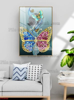 Chi tiết file tranh tráng gương File tranh bộ hiện đại FT2332760 (ảnh gốc)