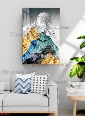 File ảnh File tranh bộ hiện đại FT2413769 (gốc) in biển hiệu