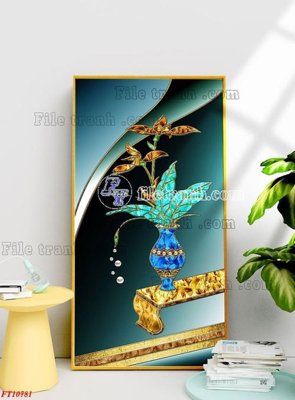 File gốc File tranh bộ hiện đại FT2521781 (in mica) làm quà tặng