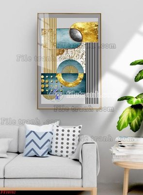 File ảnh File tranh bộ hiện đại FT2530782 (gốc) trang trí khách sạn