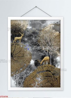 Tải file gốc File tranh bộ hiện đại FT2674798 (in không vỡ ảnh)