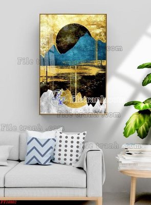 Download file File tranh bộ hiện đại FT2710802 (gốc) in mica ốp bếp