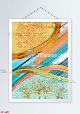 Download file gốc File tranh bộ hiện đại FT2890822 (in mica) trong suốt