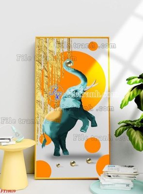 File ảnh File tranh bộ hiện đại FT3043839 (gốc) in Hiflex