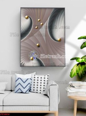 File gốc File tranh bộ hiện đại FT3178854 (in lụa) chi tiết cao