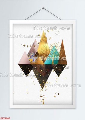 File gốc in mica File tranh bộ hiện đại FT3268864 chất lượng