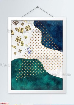 File in trần File tranh bộ hiện đại FT3340872 (bản gốc) phong cảnh