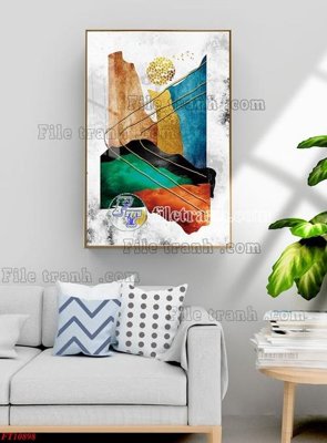 File gốc File tranh bộ hiện đại FT3574898 (trang trí) phòng ngủ