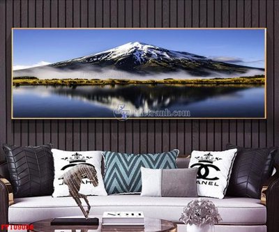 Ảnh gốc File tranh hiện đại pha lê gương FT109006 (nét căng) in mica