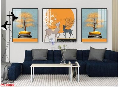 File gốc File tranh hiện đại pha lê gương FT109022 (chuẩn màu) cho in offset