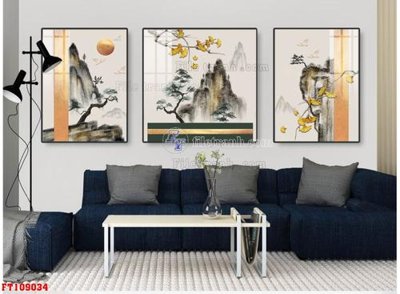 File PSD File tranh hiện đại pha lê gương FT109034 (chất lượng in ấn)