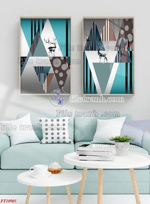 File gốc File tranh bộ hiện đại FT3637905 (vector) cho in ấn