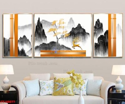 File ảnh File tranh hiện đại pha lê gương FT109077 (gốc) in standee