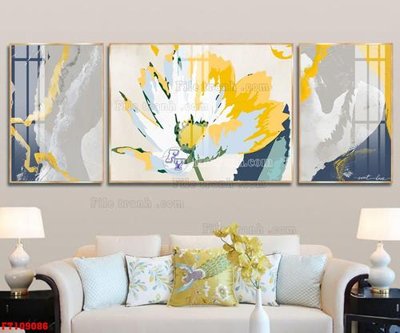 File PSD File tranh hiện đại pha lê gương FT109086 (bản gốc) đã tách nền