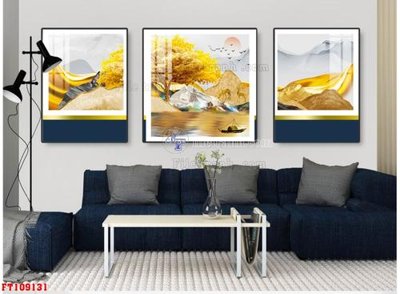 Download file tranh PSD File tranh hiện đại pha lê gương FT109131 để chỉnh sửa