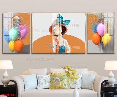 File in ấn File tranh hiện đại pha lê gương FT109143 (bản gốc) sắc nét