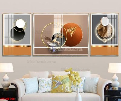 Ảnh mô tả file gốc in mica File tranh hiện đại pha lê gương FT109149