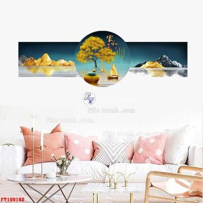 Tệp tin gốc File tranh hiện đại pha lê gương FT109182 (dùng cho in ấn) chuyên nghiệp