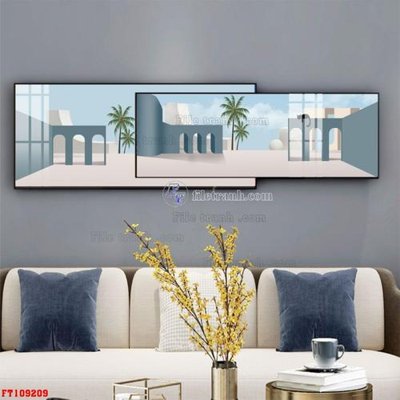 Download file File tranh hiện đại pha lê gương FT109209 (gốc) cho xưởng in