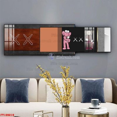 File ảnh File tranh hiện đại pha lê gương FT109219 (gốc) in standee