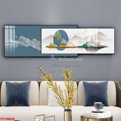 Download file gốc File tranh hiện đại pha lê gương FT109232 (in lụa) nghệ thuật