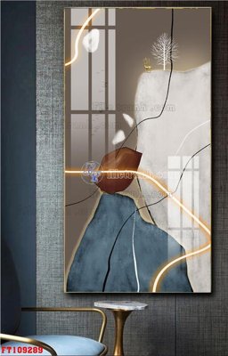 Tải file File tranh hiện đại pha lê gương FT109289 (ảnh gốc) in tranh kính