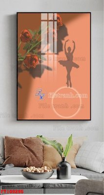 File gốc File tranh hiện đại pha lê gương FT109295 (ảnh chi tiết) để in trần