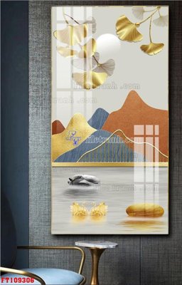 File tranh File tranh hiện đại pha lê gương FT109306 (gốc) chủ đề thành phố