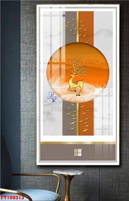 Tệp tin gốc File tranh hiện đại pha lê gương FT109313 (dùng cho in ấn) chuyên nghiệp