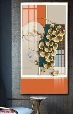 Tải file File tranh hiện đại pha lê gương FT109320 (gốc) chủ đề phong thủy