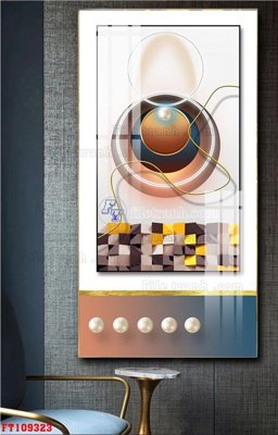 File tranh quảng cáo File tranh hiện đại pha lê gương FT109323 (file gốc) chuyên nghiệp