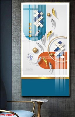 File in mica File tranh hiện đại pha lê gương FT109327 (ảnh gốc) đẹp