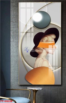 Tải file PSD File tranh hiện đại pha lê gương FT109338 (nguyên layer) để in