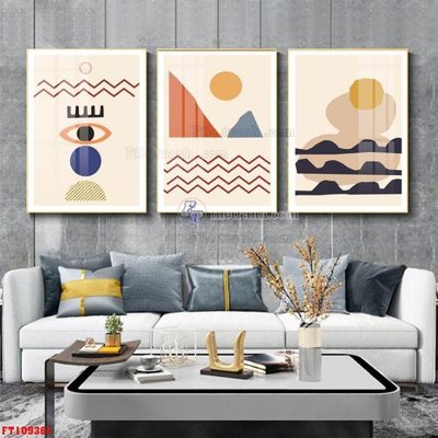 File tranh File tranh hiện đại pha lê gương FT109361 (bản gốc) treo quán cafe