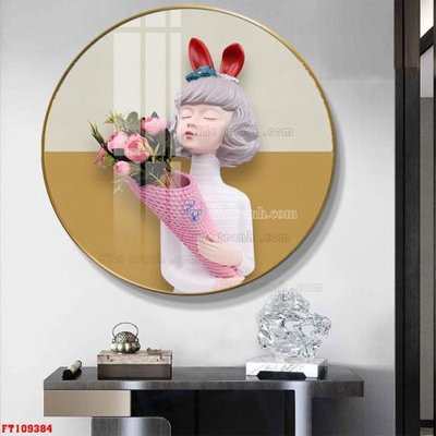File tranh trang trí File tranh hiện đại pha lê gương FT109384 (file gốc)