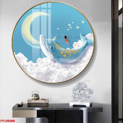 File tranh gốc PSD File tranh hiện đại pha lê gương FT109388 còn nguyên layer