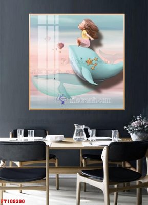 File in mica File tranh hiện đại pha lê gương FT109390 (ảnh gốc) đẹp