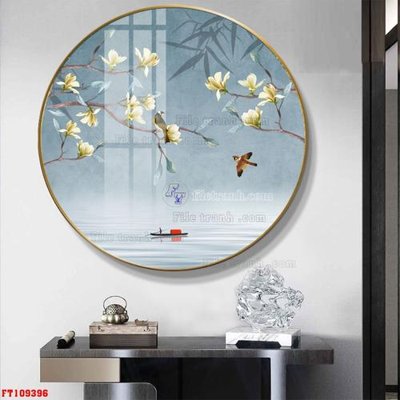 File tranh File tranh hiện đại pha lê gương FT109396 (ảnh gốc) in trần 3D