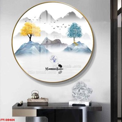 File PSD File tranh hiện đại pha lê gương FT109404 (bản gốc) độ phân giải cao