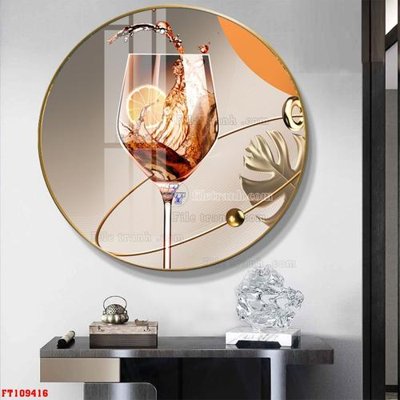 File gốc in mica File tranh hiện đại pha lê gương FT109416 chất lượng