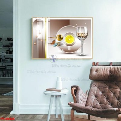 File in trần File tranh hiện đại pha lê gương FT109425 (bản gốc) trời sao