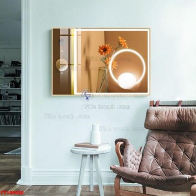 Download file File tranh hiện đại pha lê gương FT109430 (gốc) in mica đèn LED