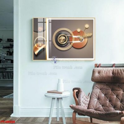 File gốc File tranh hiện đại pha lê gương FT109438 (vector) cho in ấn