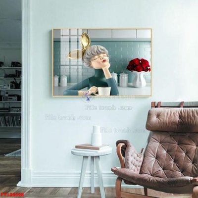 File ảnh gốc File tranh hiện đại pha lê gương FT109448 (chuyên in mica)