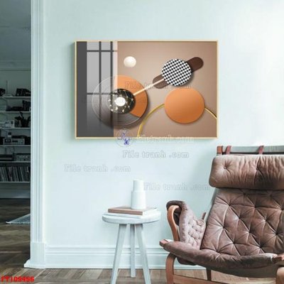 File PSD File tranh hiện đại pha lê gương FT109456 (nguyên gốc) chất lượng cao