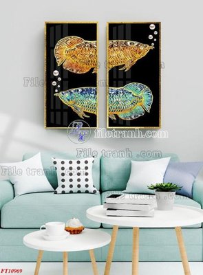 File tranh File tranh bộ hiện đại FT4213969 (gốc) in film