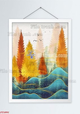 File tranh File tranh bộ hiện đại FT4411991 (gốc) chủ đề tĩnh vật