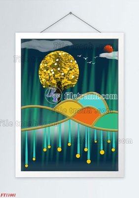 Tải file File tranh bộ hiện đại FT11001 (ảnh gốc) file TIFF