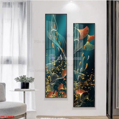 File PSD File tranh hiện đại pha lê gương FT110055 (bản gốc) cho nhà in