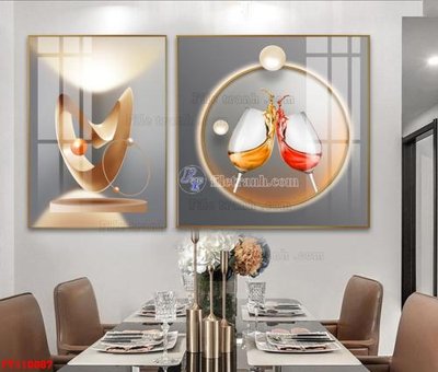 File gốc File tranh hiện đại pha lê gương FT110087 (chuẩn màu) cho in offset